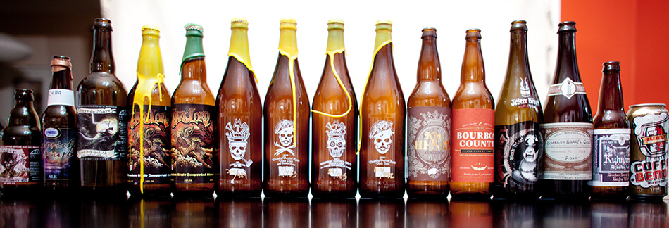 DJanuary 21st, 2012: Jolly Pumpkin La Roja - Grand Reserve Cigar City Capricho Oscuro - Batch 4 Jolly Pumpkin Bière De Mars 3 Floyds 2010 Dark Lord 3 Floyds 2011 Dark Lord 3 Floyds Pappy Van Winkle Barrel Aged Dark Lord 3 Floyds Brandy Vanilla Bean Barrel Aged Dark Lord 3 Floyds De Muerte Barrel Aged Dark Lord 3 Floyds Brandy Barrel Aged Dark Lord Goose Island King Henry Goose Island Bourbon County Coffee Jester King Black Metal Boulevard Bourbon Barrel Quad Kuhnhenn Bourbon Barrel Aged Barley Wine Surly Coffe Bendere Struise