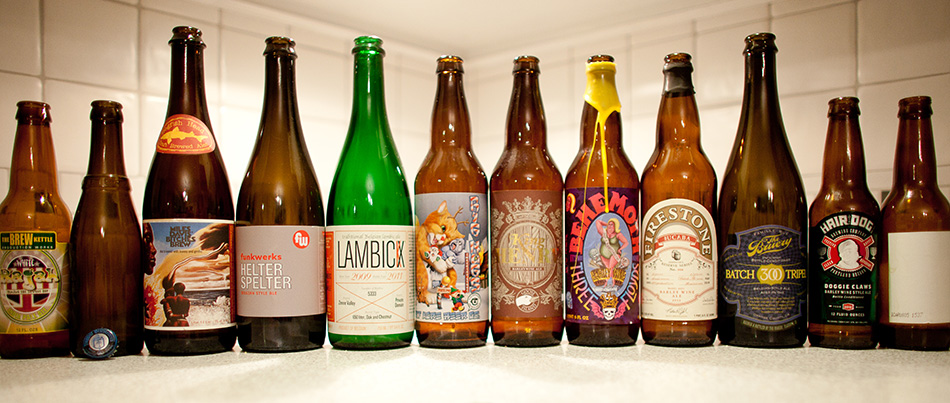 February 29th, 2012: Brew Kettle - White Rajah Westvleteren 8 (2009) Dogfish Head - Bitches Brew Funkworks - Helter Speller Vanberg & DeWulf - Lambickx Half Acre - Big Hugs Goose Island - King Henry 3 Floyds - Behemoth Firestone Walker - Sucaba The Bruery - Batch 300 Tripel Hair of the Dog - Doggie Claws Goose Island - Icarus (2005)